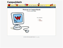Tablet Screenshot of campusmatch.com